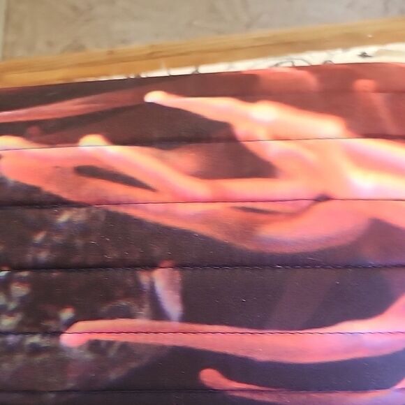 Vibrant Orange and Blue Yoga Mat - Picture 11 of 12